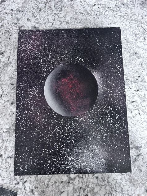 Galaxy Paintings Spray Paint Paintings - Etsy