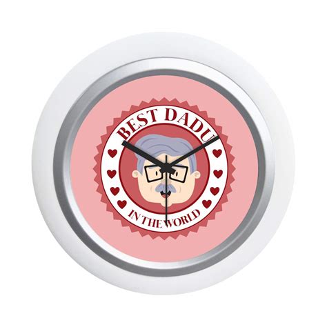 Yaya Cafe Best Dada in The World Desk Clock for Grandfather - 6x6 ...