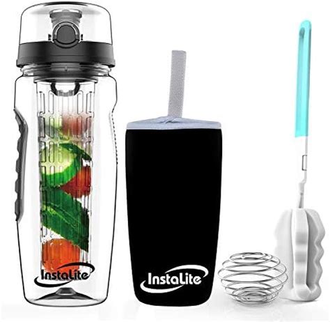 InstaLite Plastic Gallon Capacity Gym Water Bottle With Measurement ...