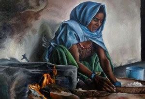 Poster Indian Village Cooking Women Large Poster sl-8311 (Large Print ...