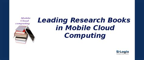 Best Research Books in Mobile Cloud Computing | S-Logix