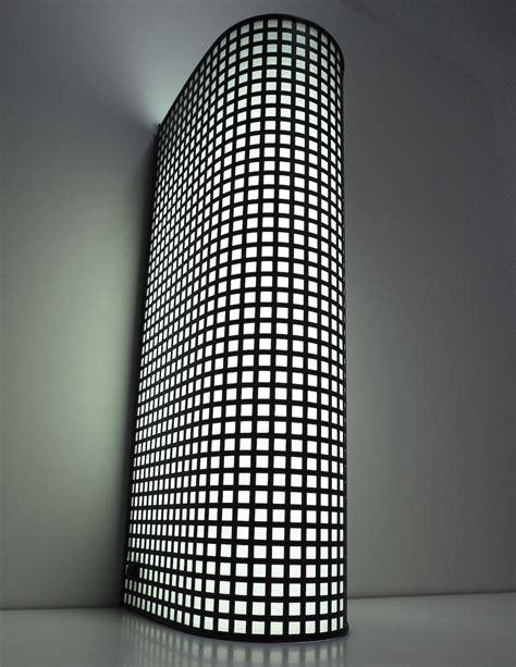 Lucite Set of 3 Wire Mesh Grid Wall Lights Post-Modern, Italy – DERIVE