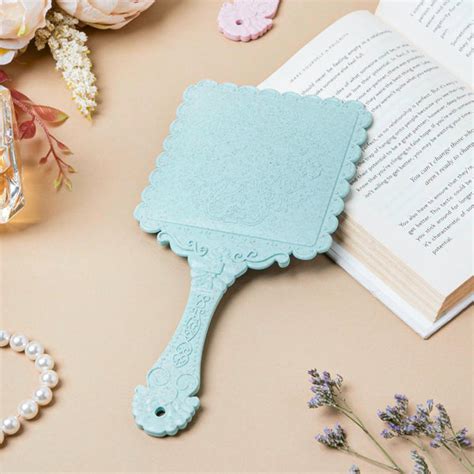 Victorian Ornate Square Mirror Blue Online - Premium Handheld Mirror ...