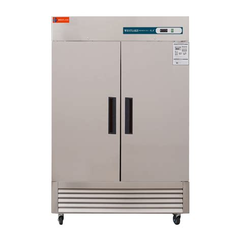 Buy WESTLAKE Commercial Freezer 54"W 2 Door 2 Section Stainless Steel ...