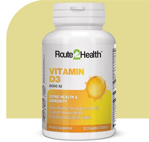 Vitamin D3 | 5000 IU Vitamin D Tablets – Route2Health