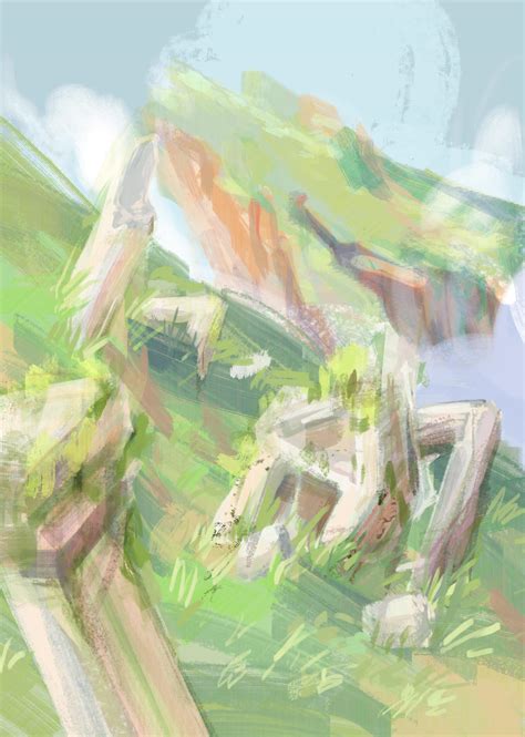 Challenge Day1| Overgrown ruins by GNa246 on DeviantArt