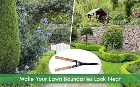 Sharpex 9 Inch Steel Blade Hedge Shear, Durable Carbon Steel Razor ...