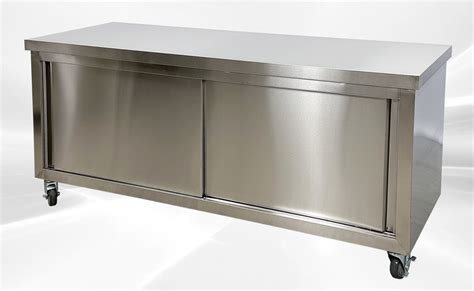 72in Commercial Stainless Steel Work Prep Table Cabinet SSCW72 – Elite ...