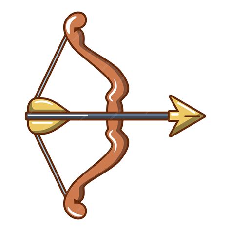 Archery game icon cartoon illustration of archery game vector icon for ...