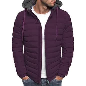 Buy Blaq Ash Men Removable Hood Puffer Jacket (IN, Alpha, M, Dark Red ...