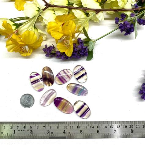 Multi Fluorite Cabochon