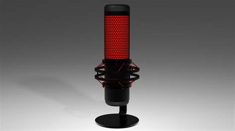 3D Microphone Inspired By HyperX - TurboSquid 1977568