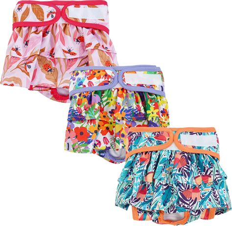 ROZKITCH Washable Female Dog Diapers 3 Pack, India | Ubuy