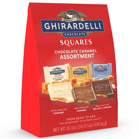 Ghirardelli Chocolate Caramel Squares Assortment - 16.1 Oz - Walmart.com