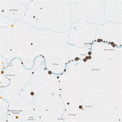 River Thames Map For Kids