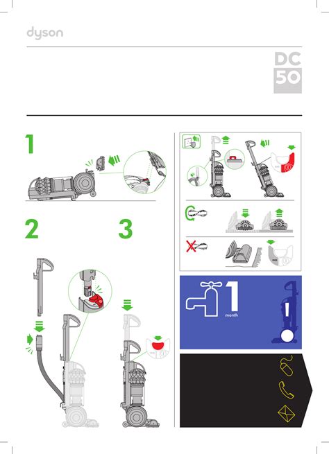 User manual Dyson DC50 (English - 12 pages)