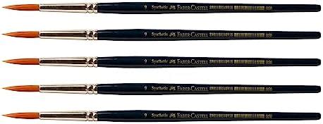 Faber-Castell Paint Brush - Synth Hair Round Size 9 PK-05 : Amazon.in ...