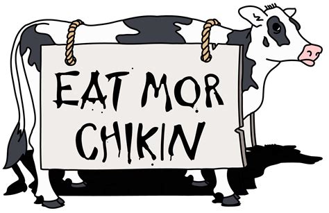 Eat Mor Chikin Sign Printable