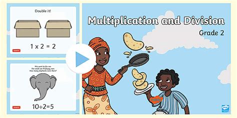 Multiplication and Division PowerPoint Grade 2 - Twinkl