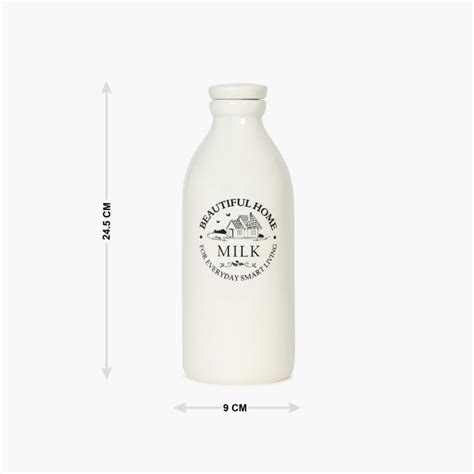 Buy Mendo Ceramic Milk Bottle with Stopper - 1.06L from Home Centre at ...
