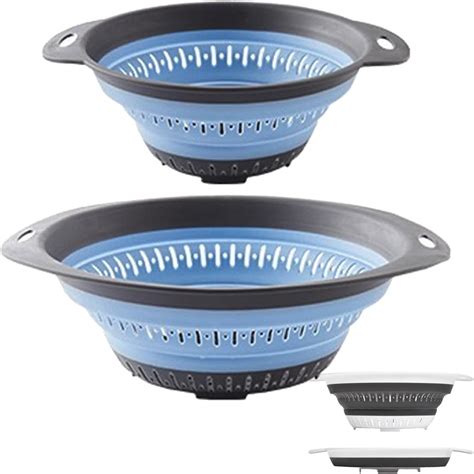 Amazon.com: Collapsible Colander and Strainer,Silicone Strainer ...