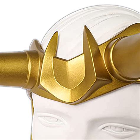 Loki Helmet Horns Cosplay, 2021 TV Loki Series Movie Thor Ragnarok Loki ...