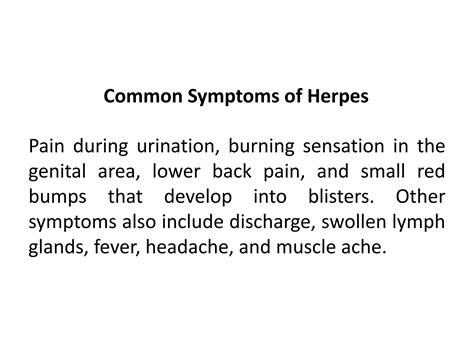 The Signs of Genital Herpes | PPTX