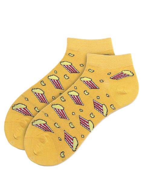 Home Movie Night | Popcorn Themed Ankle Socks