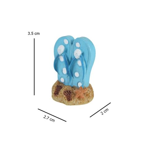 Buy Set of 5 Resin Beach Slipper Miniature toys Online — Wonderland ...