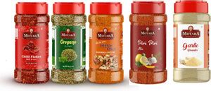 motaba masala Chilli Flakes, Dry Oregano, Pizza-Pasta Seasoning, Piri ...