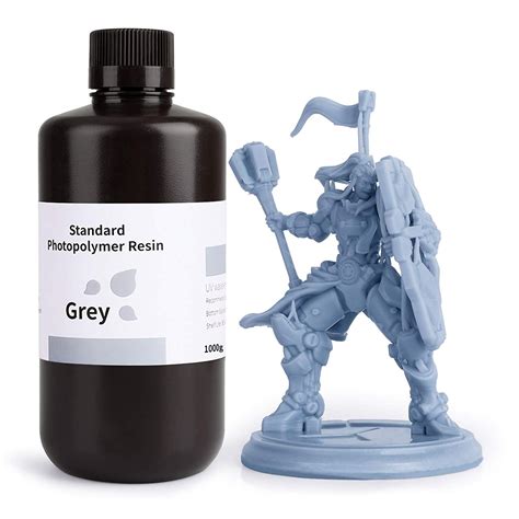 ELEGOO Standard Grey Resin – High Precision Photopolymer for 3D ...