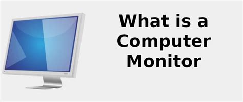 Image result for Computer Monitor Definition