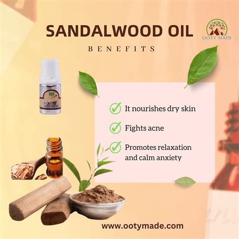 Buy Pure Sandalwood oil for skin,face and hair – OotyMade.com