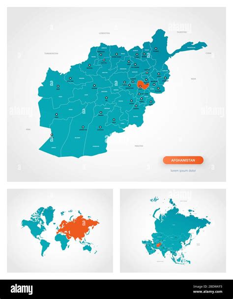 afghanistan on asia map