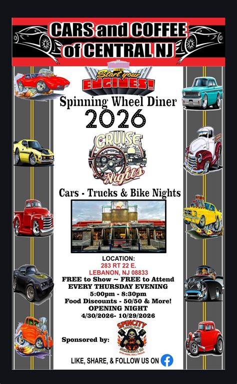 OPENING NIGHT SPINNING WHEEL DINER CRUISE NIGHT!, Spinning Wheel Diner ...