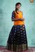 Latest Readymade Pattu Pavadai For Teenage Girls-Traditional Wear-Blue