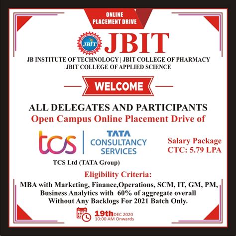 JBIT Dehradun | No 1 Destination For Pool Campus Placement Drive in ...