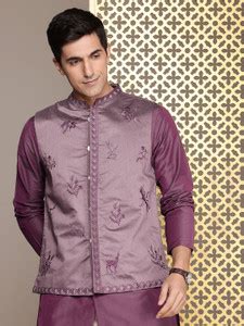 House of Pataudi Men Kurta Pant Ethnic Jacket Set - Buy House of ...