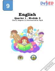 Image result for Quarter English 9 Module