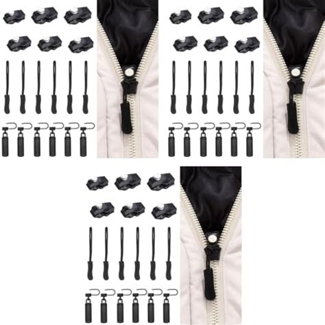 HASTHIP® 36PCS Zipper Puller Repair Kits Instant Zip Slider with Nylon ...