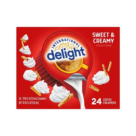 International Delight Sweet & Creamy Coffee Creamer Singles - 24 Ct, 0. ...
