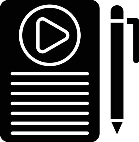 Image result for Script Writing Vector Sysmbole