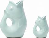 Amazon.com | Gurgle Pot Fish Pitcher - Set of 2, French Inspired Design ...