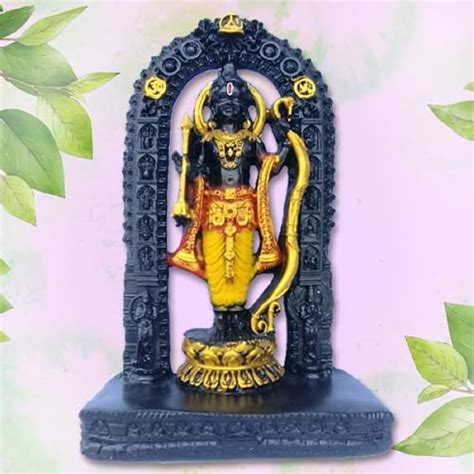 Buy Rudram Ram Lalla Colored Ram Ji Ram Lalla Statue Polyresin Ram Ji ...