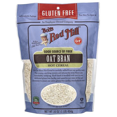 Bob's Red Mill Oat Bran Gluten Free at Micheal Weston blog