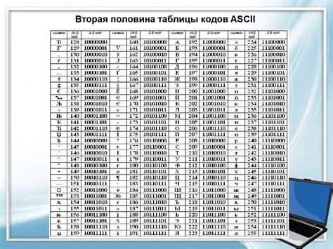 Ascii расшифровка