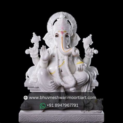 Marble Ganesha Statues | Custom Marble Ganesh Murti Manufacturer ...
