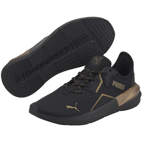 puma black shoes women