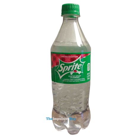 REVIEW: Limited Edition Sprite Winter Spiced Cranberry - The Impulsive Buy