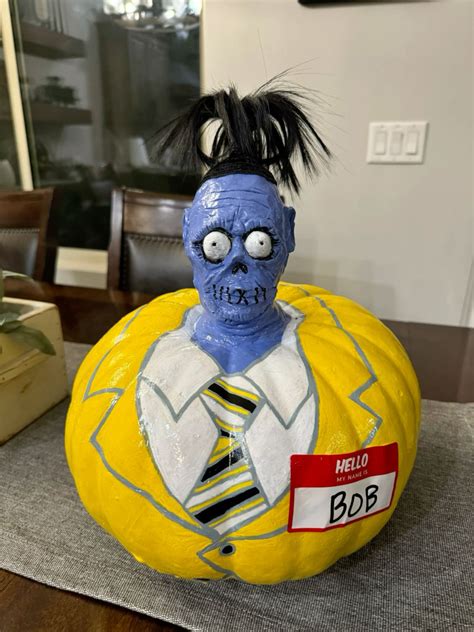 BOB the Pumpkin | Pumpkin decorating contest, Creative pumpkin ...